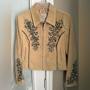 Buckskin beaded Women's Jacket